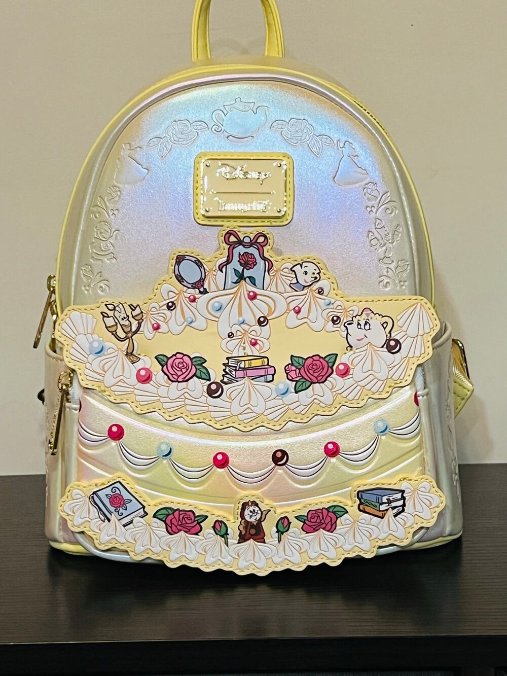 Loungefly Disney Beauty & the Beast Belle Cake Mini Backpack